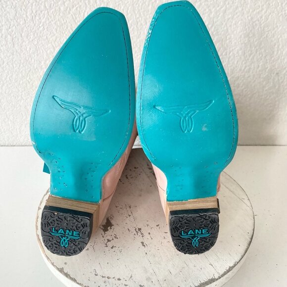 Lane Pink Western Heeled Cowboy Boots for Women - Picture 8 of 11